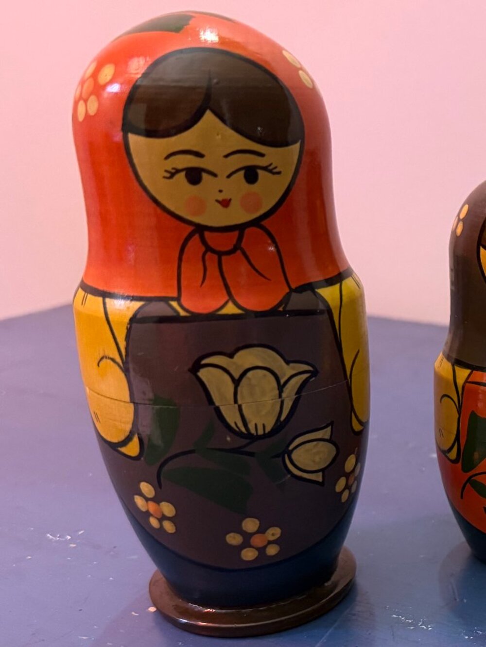 Russian Nesting Doll Matryoshka Hand Painted Set of 5